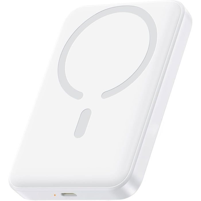 Batterie Externe 10000mAh, Magnétique sans Fil Power Bank, 20W Charge Rapide USB C Input & Output Powerbank