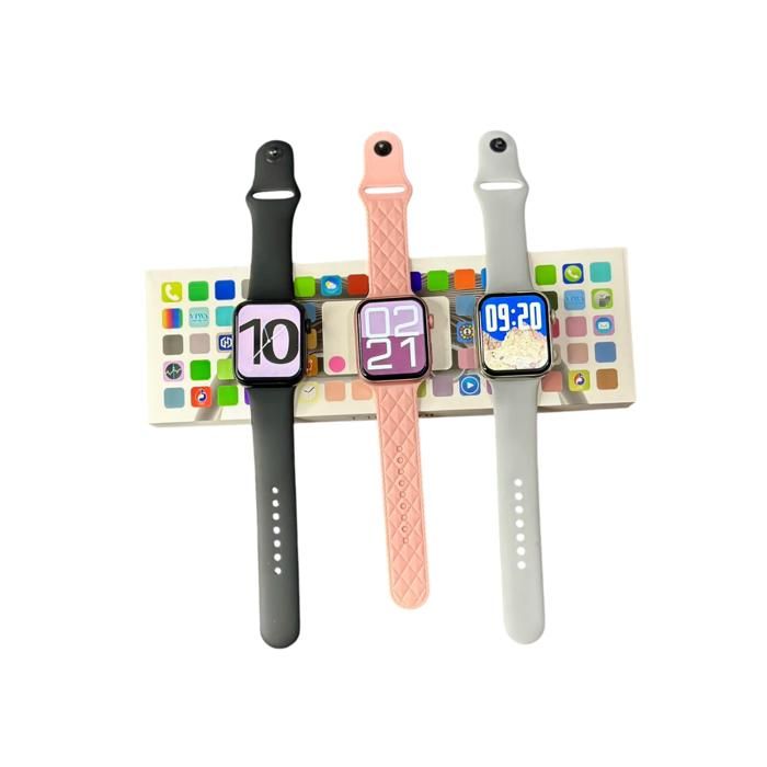 Montre Connectée T10 Mini Sport Smartwatch Appels Bluetooth 175” Recharge Sans Fil Batterie Longue Durée Android iOS