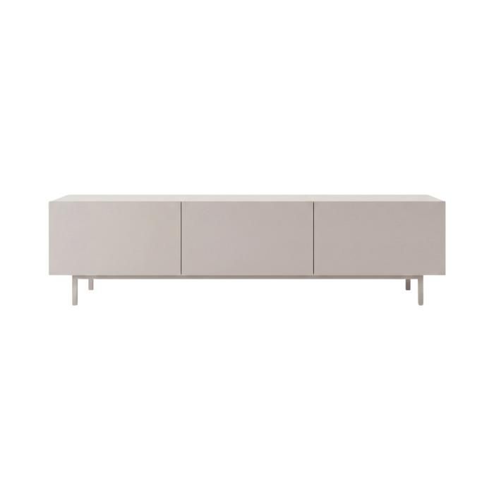 CALICOSY - Meuble TV 3 abattants cashmere L180 cm - AVEN - Beige