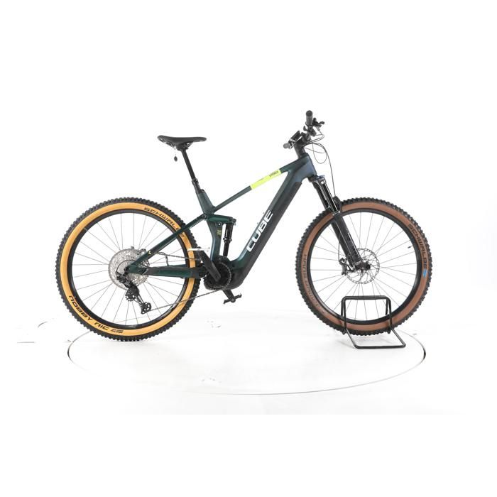 Vélo électrique - Cube Stereo Hybrid 140 HPC SLX - vert - VTT électrique tout suspendu - Bosch 750 Wh Reconditionné