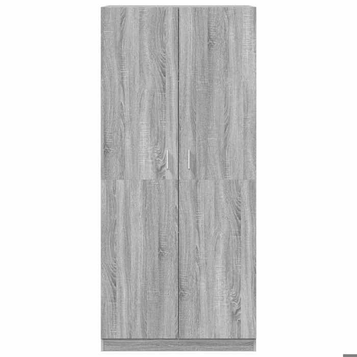 Garde-robe Sonoma gris 90x52x200 cm Bois dingénierie_2 ans garantie_19725