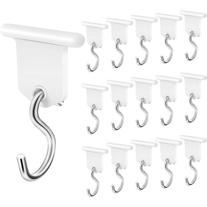 16 Paires Crochet Auvent Camping Car Accessoires Auvent RV Crochet en Forme de S Facile a Installer pour Camping Car Bnc