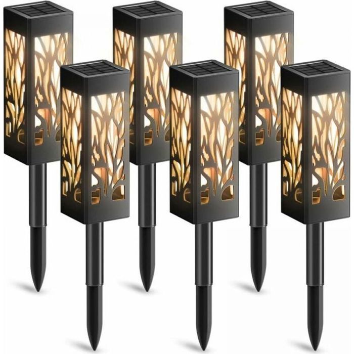 6pcs Lampe Solaire Exterieur Jardin Décoration IP44 Étanche Lumière Solaire Extérieure Auto On/Off pour Cour Outdoor Cour Pelouse 6pcs Lampe Solaire Exterieur Jardin Décoration IP44 Étanche Lumière Solaire Extérieure Auto On/Off pour Cour Outdoor Cour Pelouse