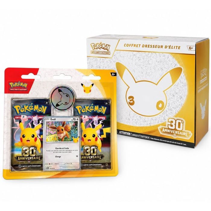 Coffret Dresseur d’Élite 30e Anniversaire – ETB – Neuf & Scellé – Fr
