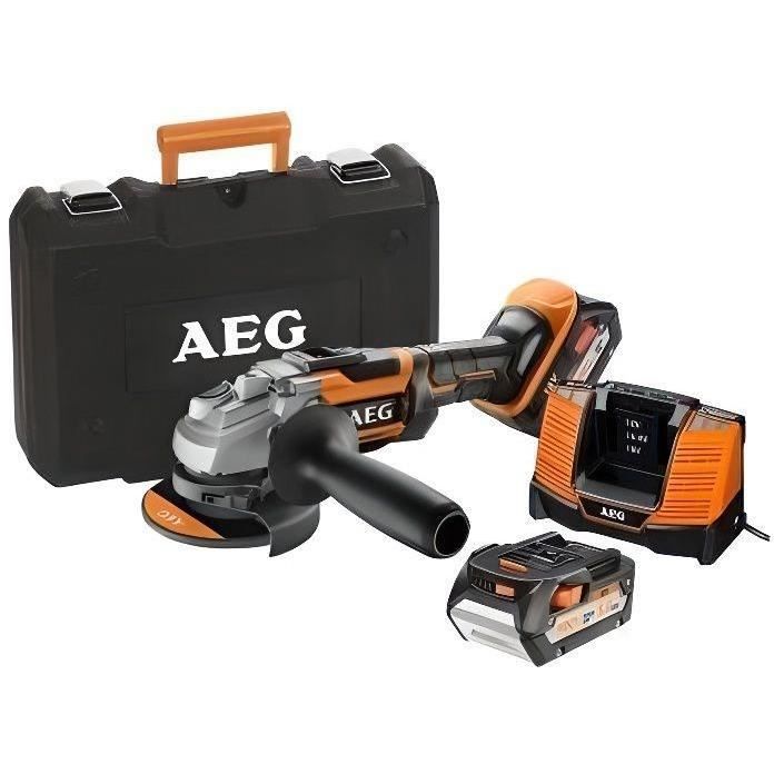 AEG Meuleuse d'angle 125 mm Brushless 18 V Pro Li Ion 5.0 Ah avec coffret BEWS 18 125BL - vue 2