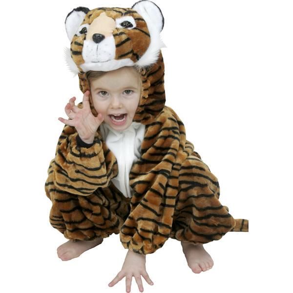 Everglamour Combinaison Pyjama Tigre - Costume à Capuche Winnie L'Ourson Unisexe Enfant Adulte