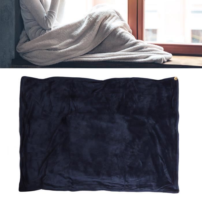 Couverture Chauffante CURECURE - Double Taille 130x180 Cm - 6 Niveaux De Chaleur - Arrêt Auto 6h