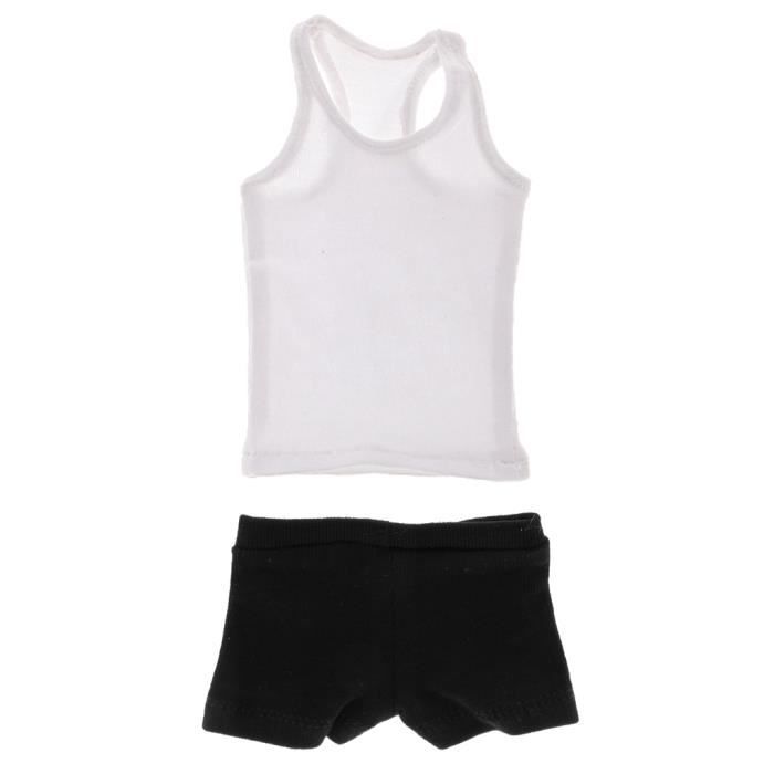 6 vêtements femmes gilet shorts ensemble pour 12 /'/' HT Phicen Kumik 1