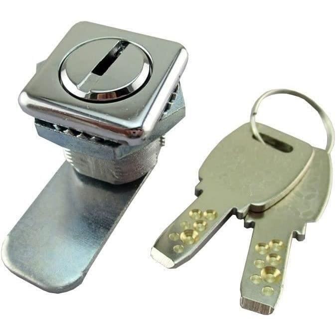 Serrure Trimax THPXL Rouge - Style Palet Hockey, Aluminium, Pour Remorque Ou Cabanon