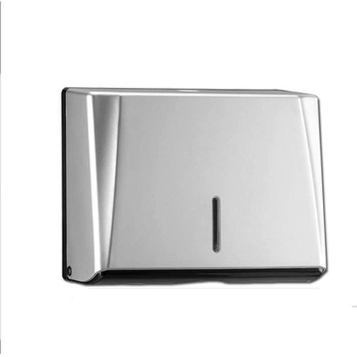 Distributeur De Papier Toilette Ou Essuie-mains En Acier Inox 304 - Grand Format, Verrouillable, Pour Usage Commercial Ou Maison