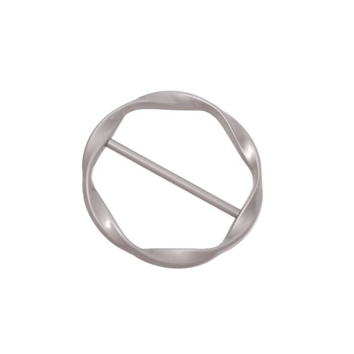 Broche Bretonne En Forme De Cœur En Argent - Occasion, Pièce Traditionnelle Portée