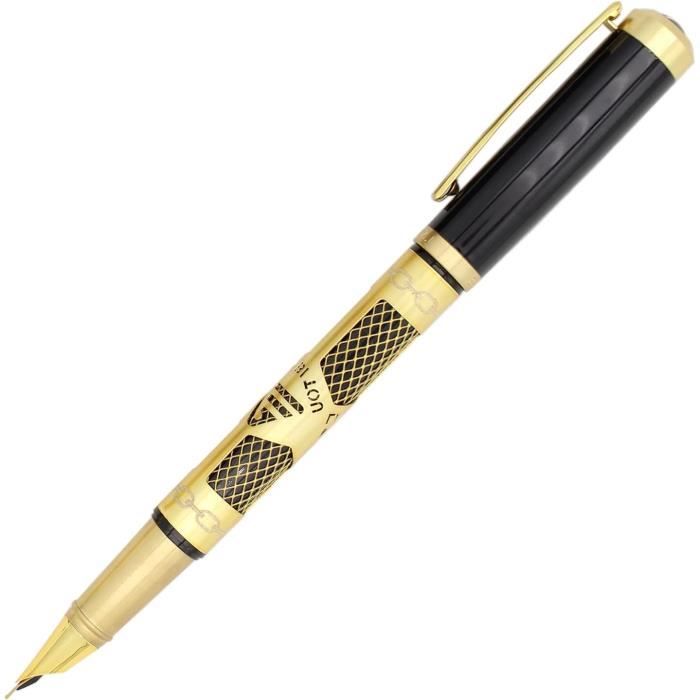 Stylo Plume En Or 14 Carats - Avec Boîte D'origine - Occasion