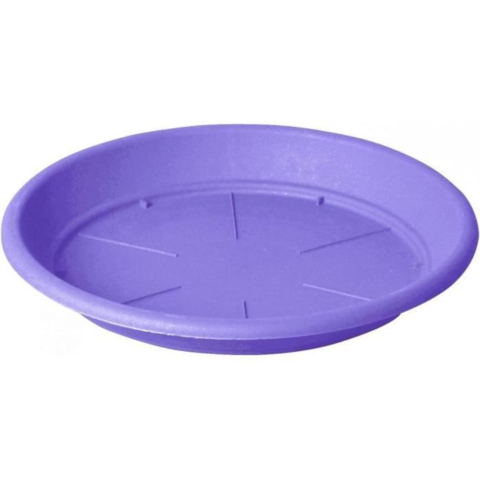 Soucoupe Ronde En Grès Pour Pots De Fleurs Venus II – 32 Cm, Marron Mat – Résistante Au Gel - 9
