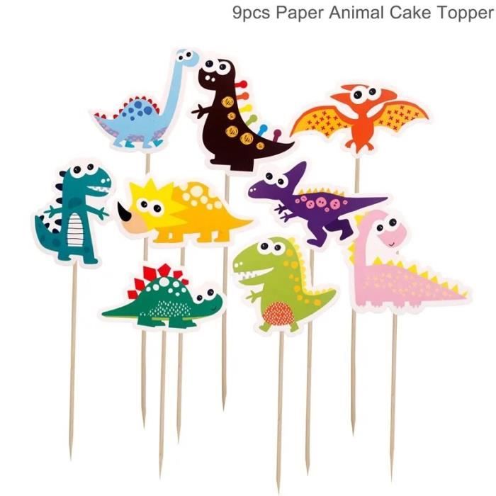 HOWAF 30 Guirlandes Suspendues Dinosaures – Déco Anniversaire Garçon, Pterodactyle, T-Rex, Tricératops, 36 Cm