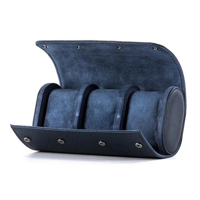 Pochette De Rangement Pour Montre – Cuir PU, 23cm, étui De Voyage (neuf)