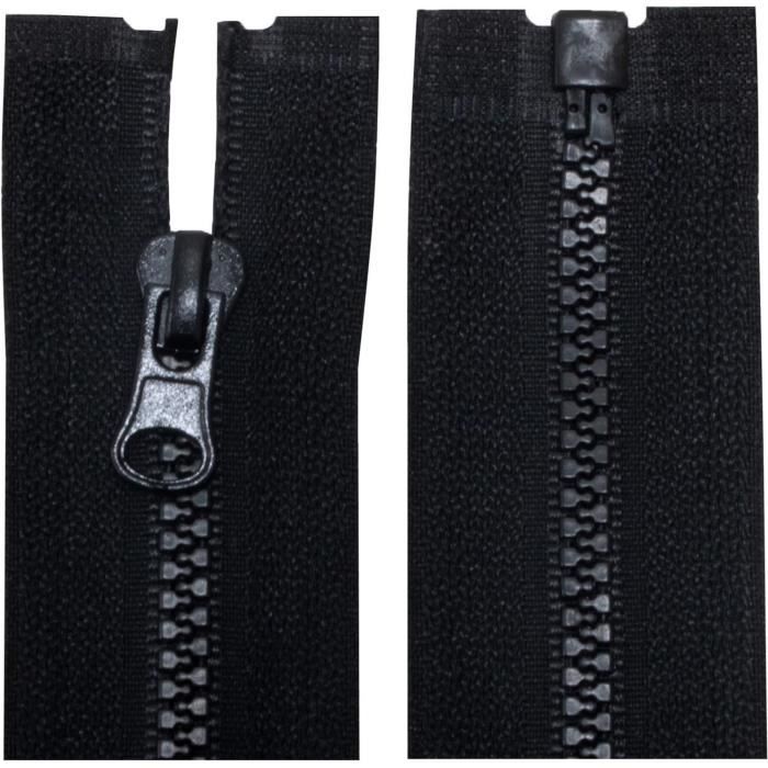 AERZETIX - Ensemble De 2 Fermetures éclair Spirales De 70 Cm Séparables