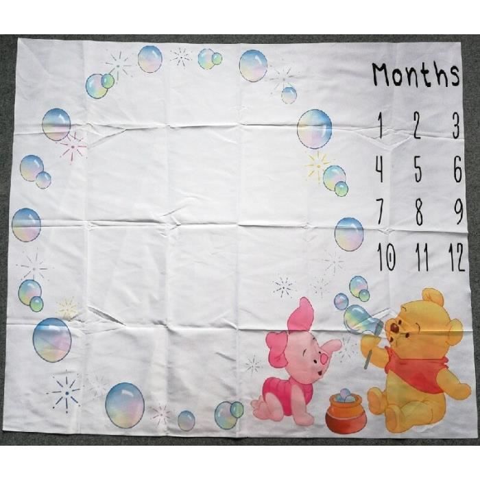 Version T Dessin Anime Motif Infantile Bebe Jalon Photo Accessoires Arriere Plan Couvertures Tapis De Jeu Toile Fond Tissu Cdiscount Puericulture Eveil Bebe