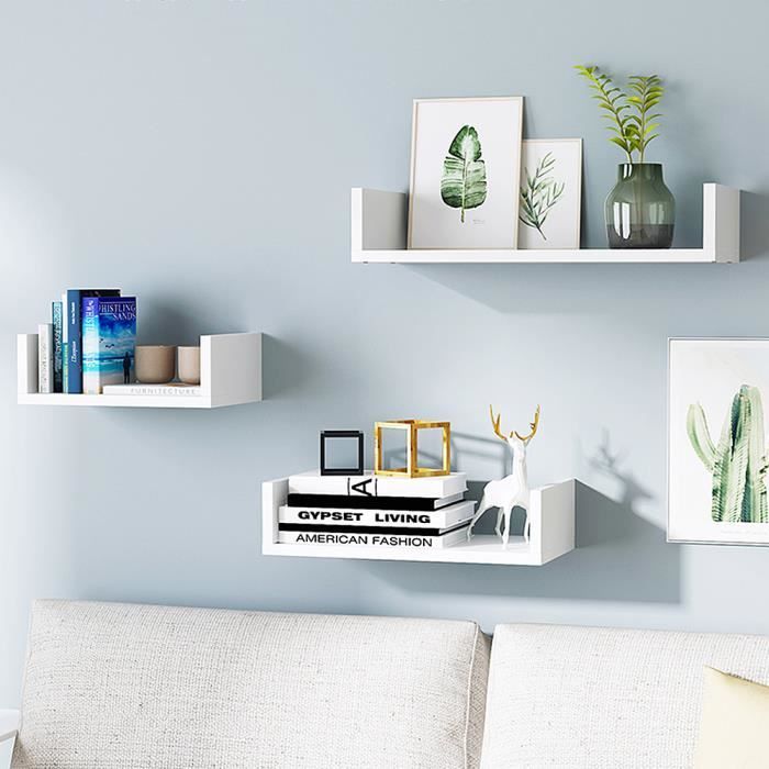 Miss Etageres Murales Etagere A Livres Petit Meuble De Rangement Lot De 3 Achat Vente Etagere Murale Miss Etageres Murales Etage Cdiscount