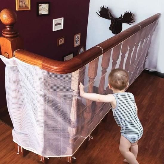 barriere filet escalier