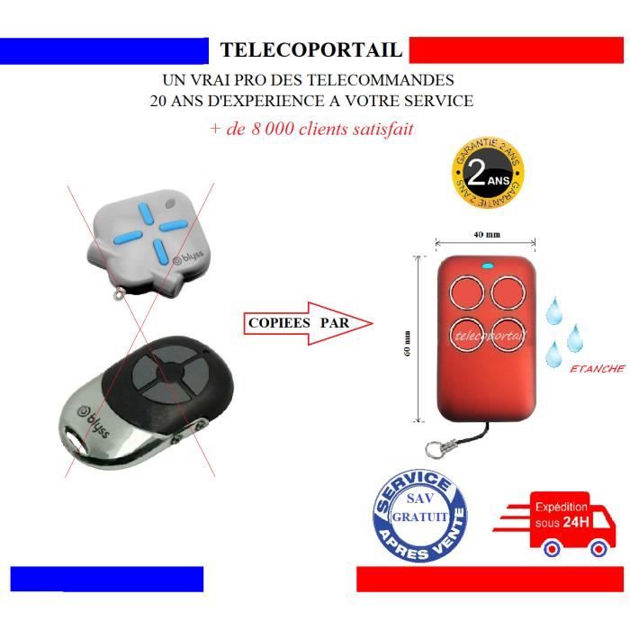 BLYSS COPIEUSE BLYSS PORTAIL ET PORTE DE GARAGE COULEUR ROUGE Cdiscount Bricolage