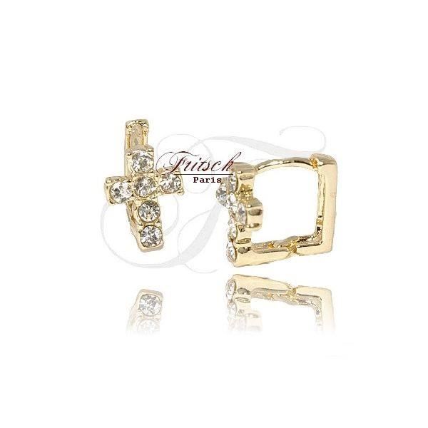 Boucles d'oreilles créoles en oxyde de zirconium