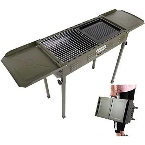 Barbecue À Charbon, Barbecue De Randonnée Portable En Acier Inoxydable