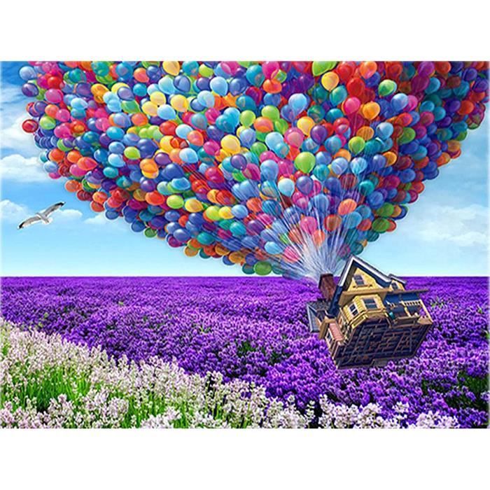 Kit Peinture Diamant 5D Moulin à Vent - 30x40 Cm, Complet, Pour Adultes Débutants, Déco Murale