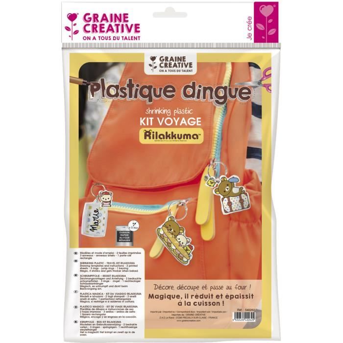 Kit Plastique Dingue - Plastic Dingue - Rilakkuma - Couleur Blanc ...