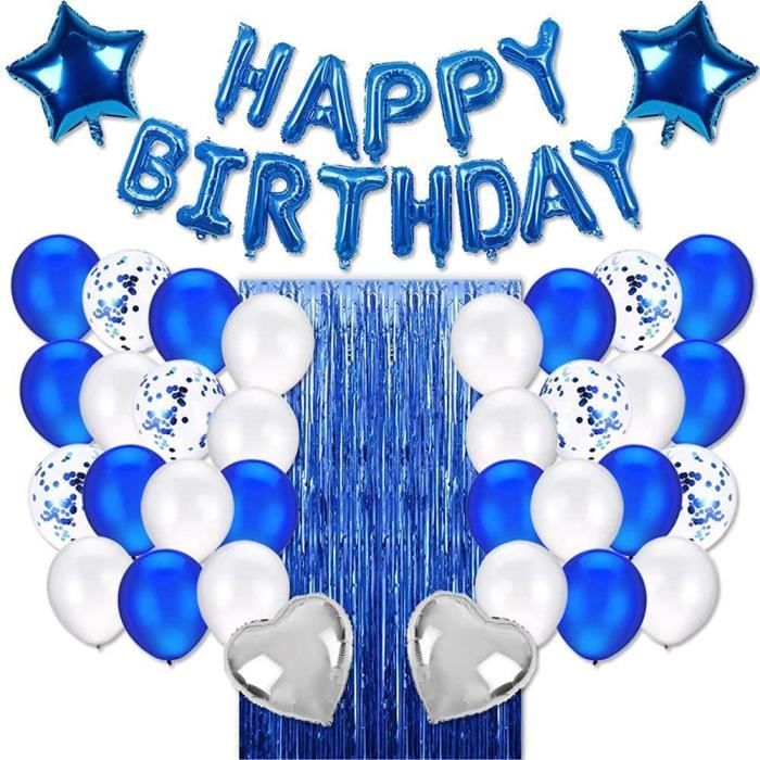 ACTTGGJ 2 Pièces Decoration Anniversaire - Bleu Rideau Franges de  décoration pour fête d'anniversaire - Vert Deco Rideau Anniversaire pour  décorations d'anniversaire, fête prénatale, mariage（1 x 2m） : :  Cuisine et Maison