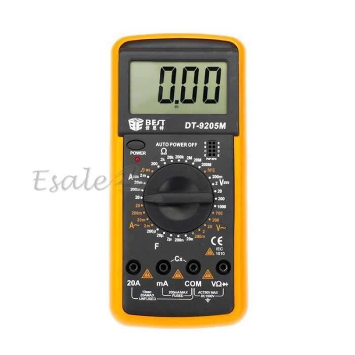 ELECTRICITE MULTIMETRE DETECTEUR DE TERRE TEST PRISE Multimètre — free download