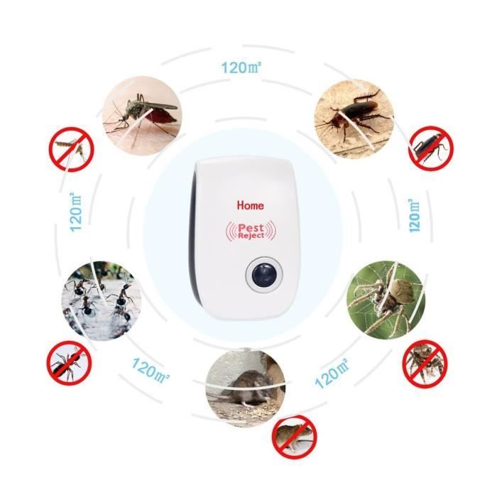 1Pc Ultrason Pest Repeller électronique à ultrasons rongeur et Insecte