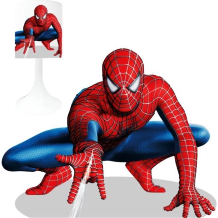 Lampe De Chevet De Creation Enfants Spiderman 2 Cdiscount Maison