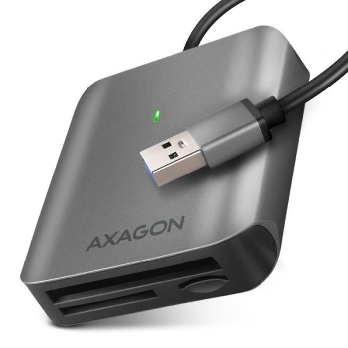 Lecteur de cartes externe AXAGON CRE S3 USB A 3.2 Gen 1 3 slots SDmicroSDCF