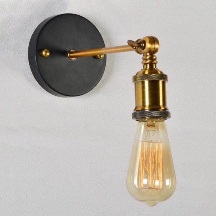 sans interrupteur et fils Naliovker E27 douille pour Edison Vintage Style mpoule Cuivre 