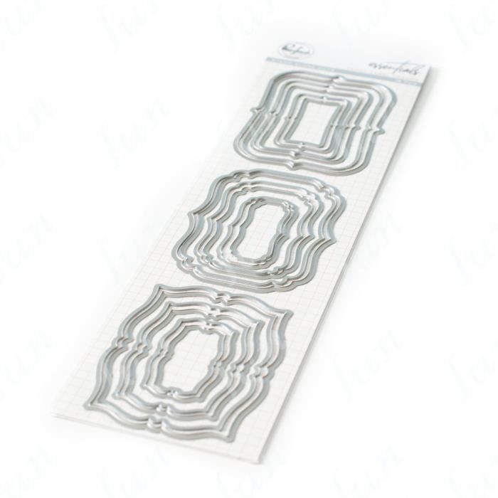 Lot De Poinçons Scrapbooking Creative Memories : Cercles, Coeurs, Ovales, Carrés - 12 Motifs Créatifs