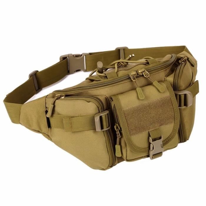 Sac De Hanche Tactique Avec Porte-Bouteille, Sac Banane Militaire Hommes  Femmes Sac Banane Multifonctionnel Molle Militaire E[u8270] - Cdiscount  Bagagerie - Maroquinerie