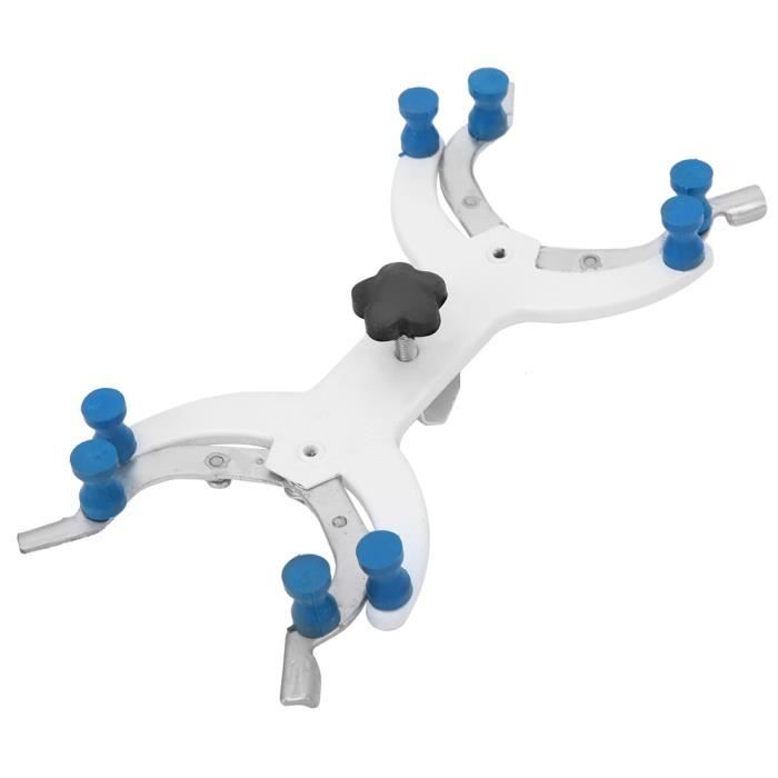Stonylab Pince Pivotante à Deux Branches Robuste - Pince De Laboratoire Double Ajustement Avec Mâchoires Antidérapantes, Fixation Sûre 217 Mm