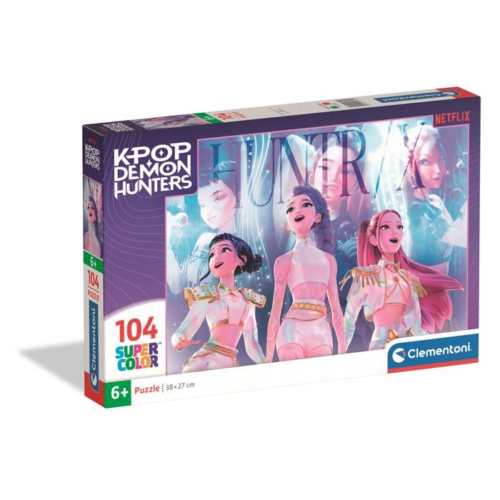 Clementoni KPop Demon Hunters puzzle 104 pièces