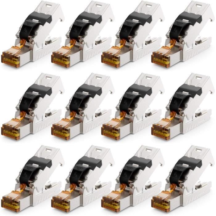 Connecteur RJ45 - deleyCON - CAT 6a - 10 Gbit/s - Installation sans ...