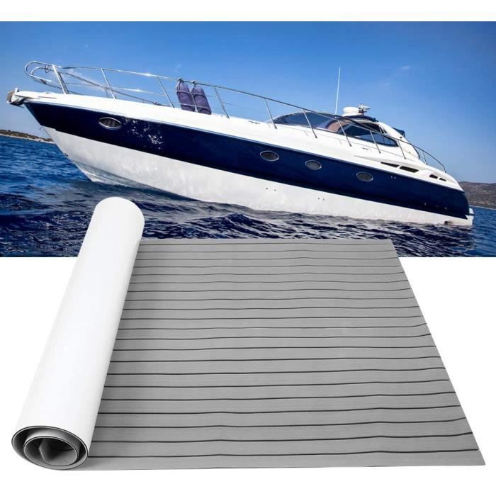 Tapis bateau revêtement sol 240 x90x0.6cm Gris Cdiscount Sport
