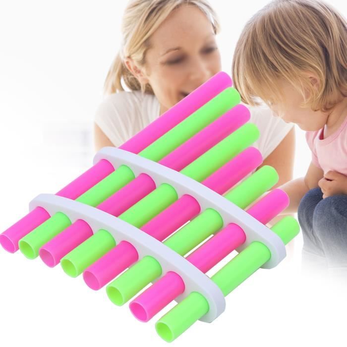 Drfeify Flûte de Pan DIY 2Pack DIY Flûte de Pan, Petite Flûte Créative