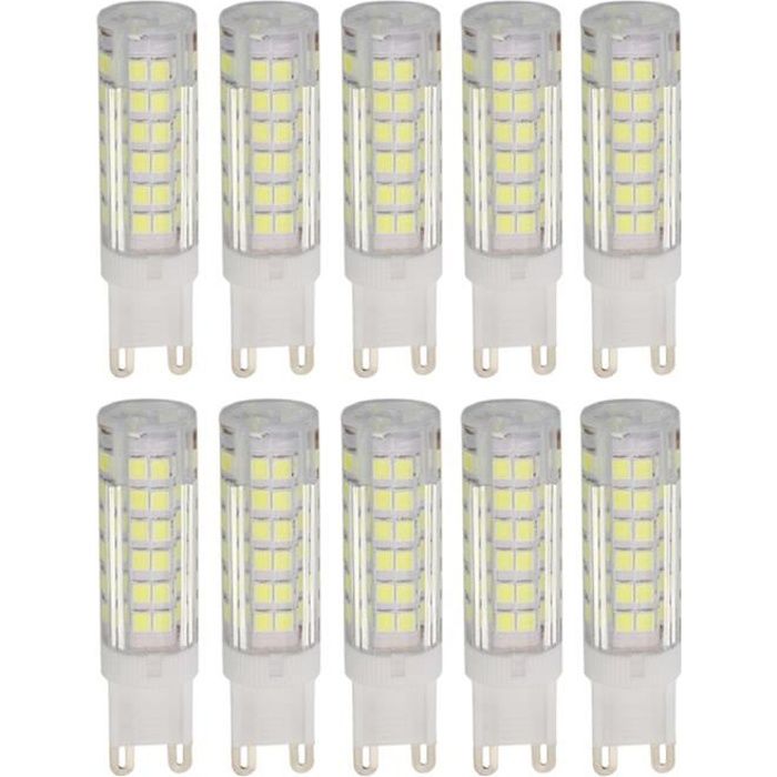 E10 AC LED Ampoules, 10 Pcs 12V Blanc Froid 5 Lampes LED, E10