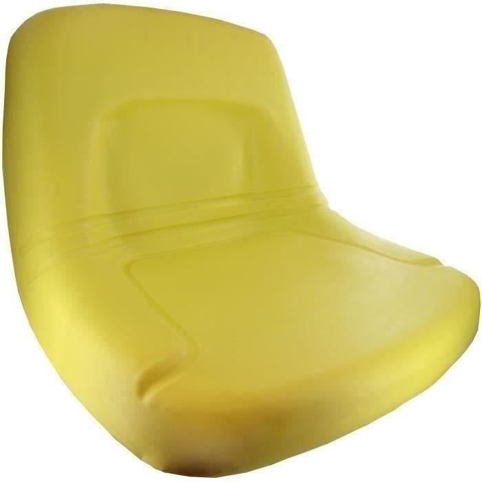 Siège adaptable grand modèle pour autoportées et microtracteurs avec trous de fixation les plus cour