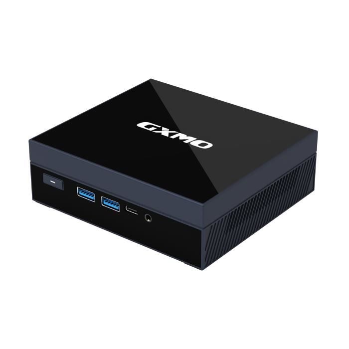 Mini pc GXMO GX55 16+512 avec Intel 11th Gen 4 Cores Windows 11 Pro 4K Dual HDMI Dual 2.4G/5G WiFi