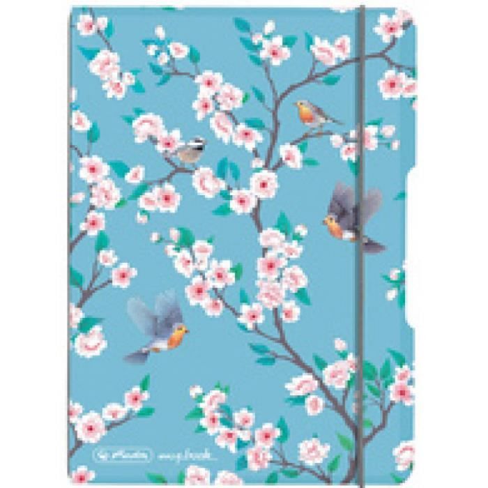 Herlitz Carnet de notes my.book flex Ladylike "Birds", A6 0,000000 Noir