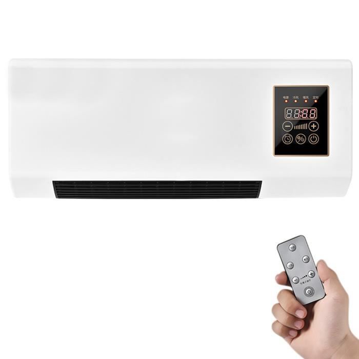 HURRISE Mini climatiseur mural Climatiseurs Portables avec Télécommande, Climatiseur Mural pour Chambre Cuisine bricolage fixe