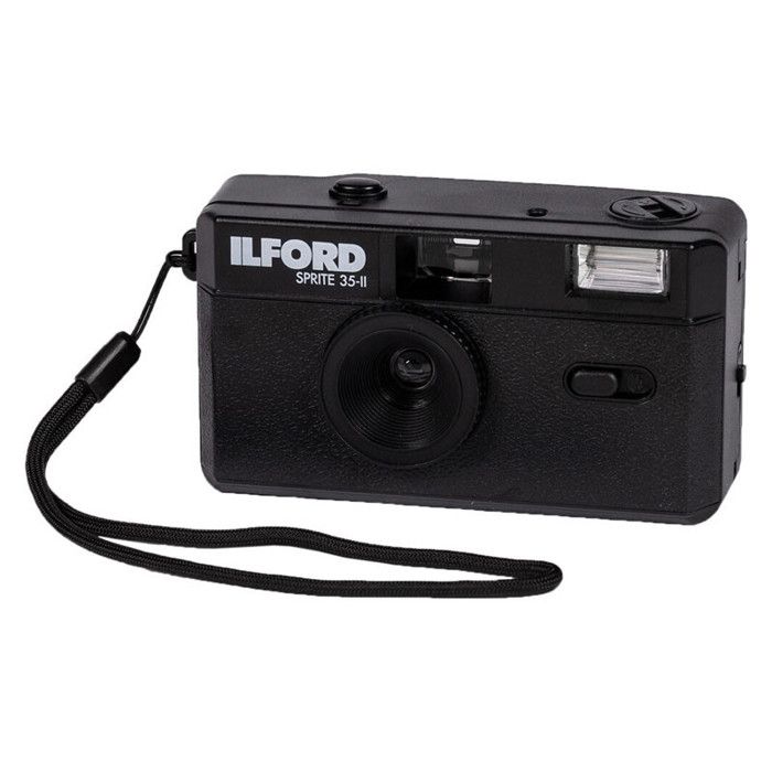 Appareil photo ILFORD Sprite 35-II - Noir - Objectif grand angle 31mm - Flash intégré