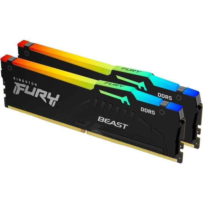 Kingston KF560C30BBEAK2-32 RGB (2x16Go DDR5 6000 PC48000)