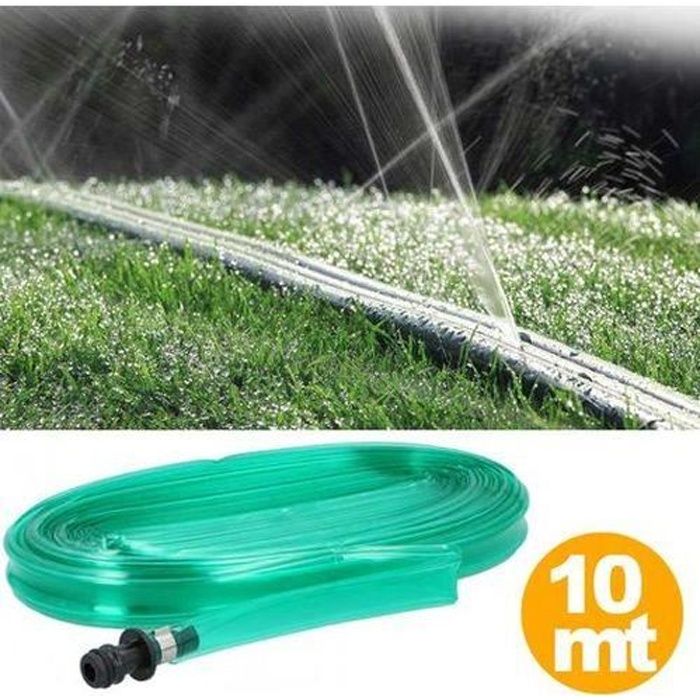 Tuyau plat microperforé par arrosage 10m Kinzo Cdiscount Jardin