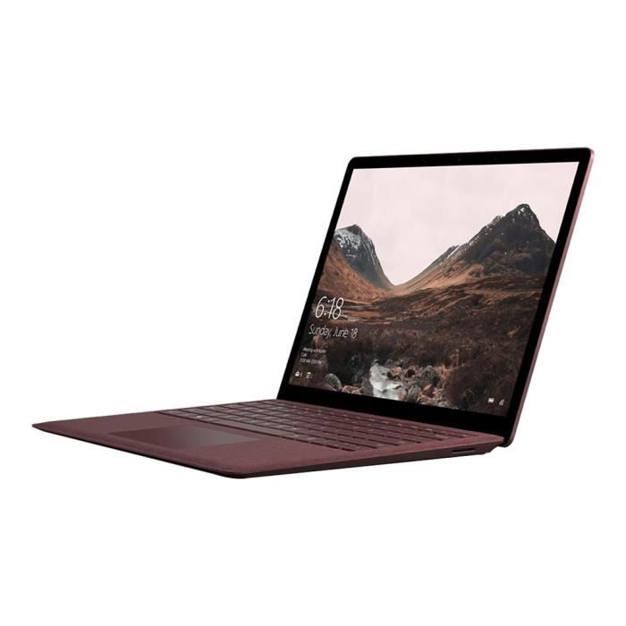 Top achat PC Portable MICROSOFT Surface Laptop - Oridnateur Portable 13.6 " - Core i7 7660U - 8 Go RAM - 256 Go SSD - Windows 10 Pro pas cher Top achat PC Portable MICROSOFT Surface Laptop - Oridnateur Portable 13.6 " - Core i7 7660U - 8 Go RAM - 256 Go SSD - Windows 10 Pro pas cher